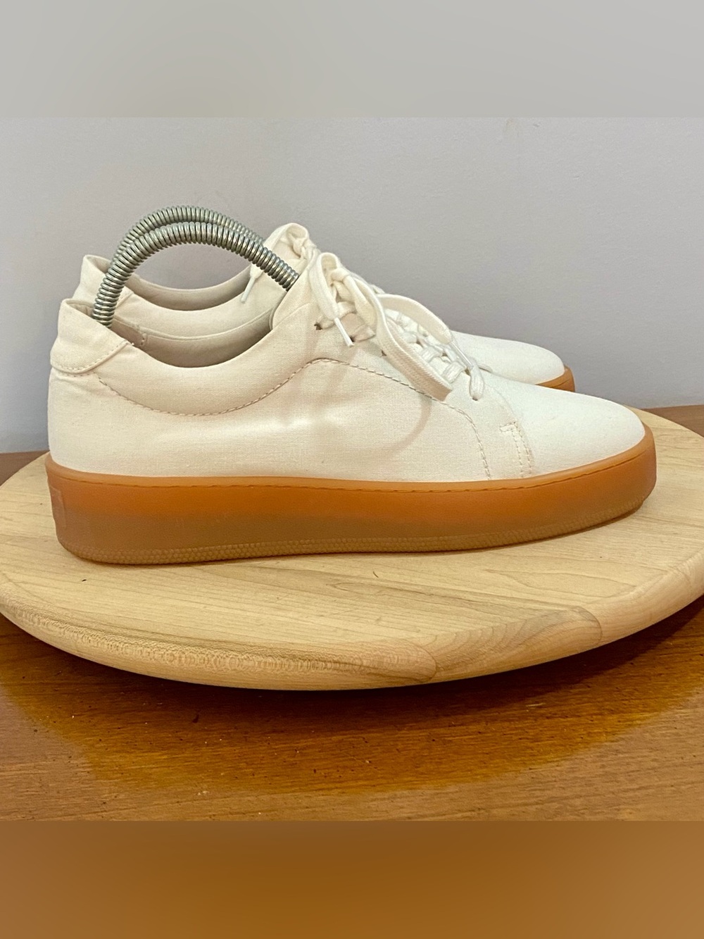 Jenni Kayne Canvas Skater Cream White Sneakers‎ Women’s EU 39 US 9 Casual